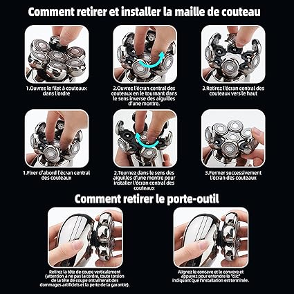 Rasoir Électrique à Technologie Rotative