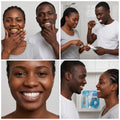 Kit Dentaire Complet – Dites Adieu aux Dents Jaunes et à la Mauvaise Haleine ! haleine composé de 2 brosse a dents ,bain de bouche,dentifrice et une boîte de fil dentaire