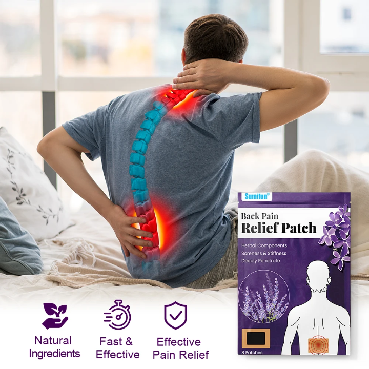 Patch Anti-Douleur Total – Dos, Jambes, Hanches & Tout le Corps Soulagé Rapidement (boîtes de 8 patch)