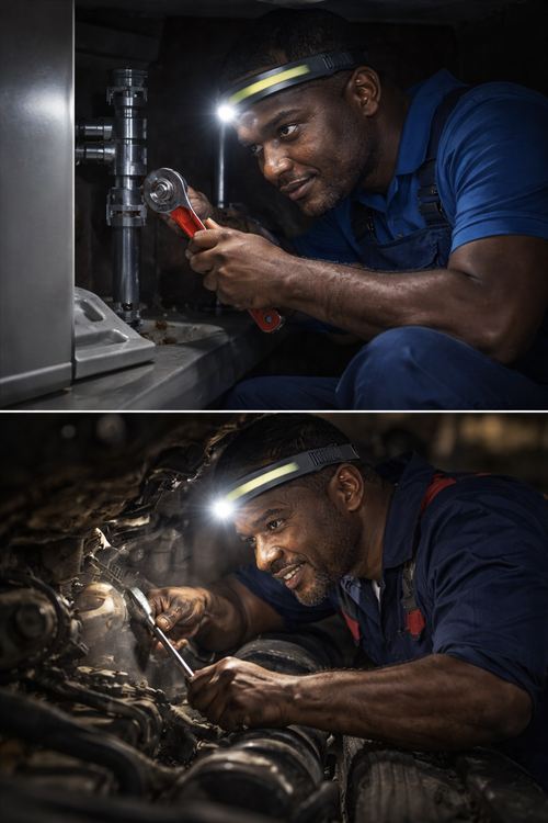 🔦 Lampe Frontale LED avec Détecteur de Mouvement ultra pratique resiste à l eau livraison gratuite partout