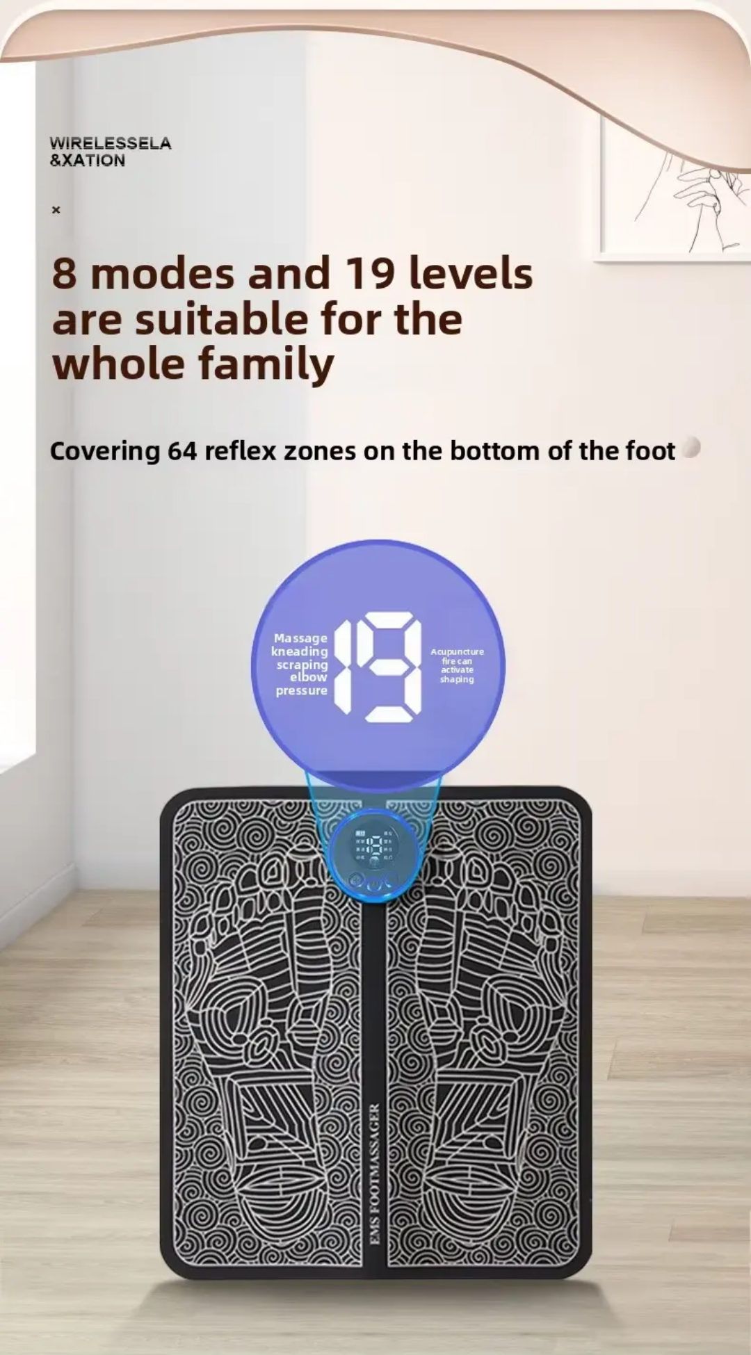 Tapis de Massage EMS avec – Soulagement des Douleurs & Relaxation Totale livraison gratuite partout