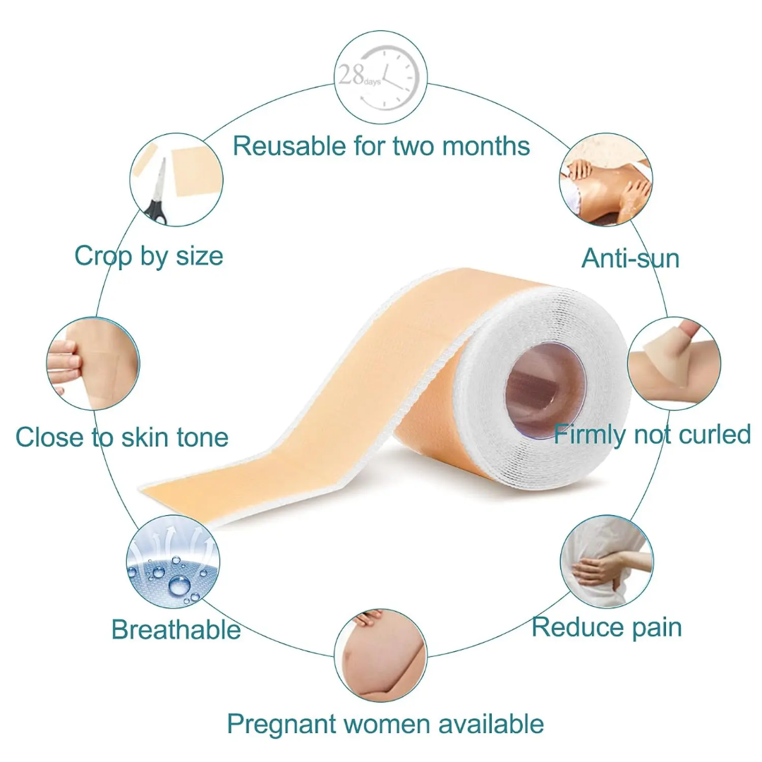 Patch en silliconne éliminant les cicatrice (ancienne recente) , cheloïde, vergetures résultats rapide livraison gratuite partout